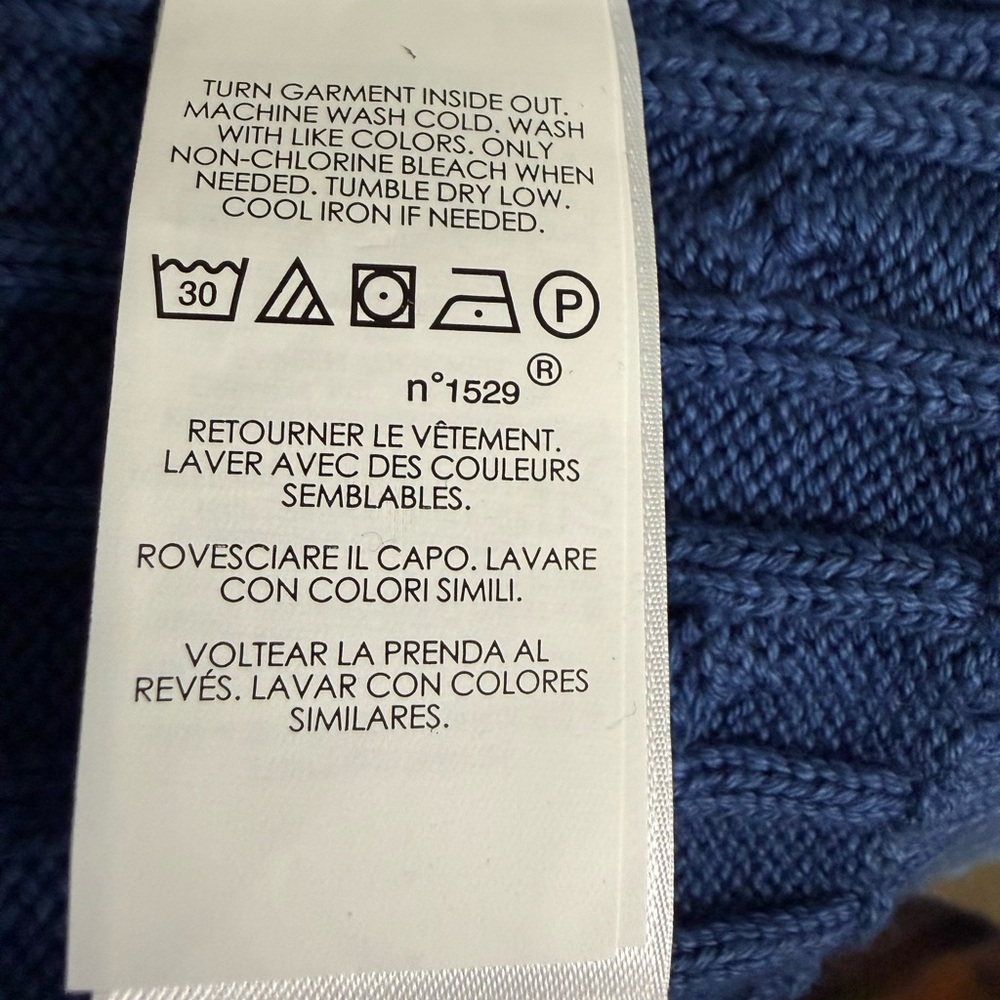 Ralph Lauren Light Blue Cable Knit Sweater - Picture 11 of 13